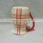 Indian Ceramic Water Jugs Antique With Side Handle