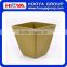 Assorted Colors Bamboo Biodegradable Bamboo Fiber Round Flower Pots Garden Flower Planters Plant Pots