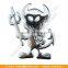 car auto bike 3d chrome decal adhesive car decal custom 3d auto sticker