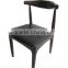 natural wood restaurant design Y style dining chair table
