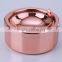 portable rotate stainless steel ashtray round fancy