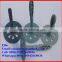 Plastic wall insulation anchor insulation nails