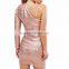 New Fashion Design Hot Sale One Shoulder Elegant Maxi Gold Sequin Mini Dresses Cocktail Dress