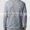 men's Blue Texture Nappy Long Sleeve T-Shirt cool sublimation t-shirts for male in bulk