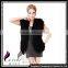 CX-G-B-160G New Fashion Real Fur Vest Women Mongolian Fur Vest