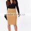 Plus Size Bodycon Fit Midi Skirt Wholesale Ladies Skirt Fashion 2015