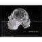 two faces clear crystal skulls