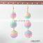 2017 Bon Bon Style Thread Wrapped Ball Drop Earrings