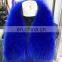 Customization Top Grade Women's Long Detachable Genuine Fox Fur Collar Scarf Shawl Warmer