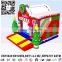 New design Inflatable Christmas Santa Claus Bouncer Combo , Bounce Castle Combo Party Rentals