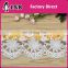 2016 manufacturer flower designs embroideried ivory bridal lace trimmings,embroidered bridal lace trim