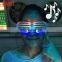 2018 New Arrival Sound Activated Plastic Flashing Led Glasses