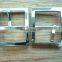 Nice quality shiny silver simple pin metal belt buckles for male