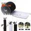 Hot sale Neoprene Cord Management Cover Organizer Cable Wrap with hide adhesive hook loop