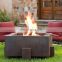 Large Vintage Corten Steel Fire Pit Outdoor Use/square cast propane fire pit
