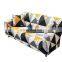 Custom l Shaped Sofa Seat Spandex Elastic Slip Covered Sofa Polyester Sofa Cover
