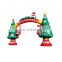 2020 Xmas Holiday Decoration Inflatables Ornaments Outdoor Arches Inflatable Christmas Tree Arch