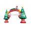 2020 Xmas Holiday Decoration Inflatables Ornaments Outdoor Arches Inflatable Christmas Tree Arch