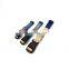 good quality yellow blue gradient fashion dog leash collar set with quick release buckle