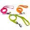 Pet leash and collar set solid and simple design nylon dog leash and collar