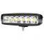 Waterproof Off Raod Auto UTV ATV Truck Car Led Bar Light 6 inch Led Work Light Bar 4x4 Led Lights