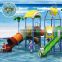 Hot sale fun games kids water park water kids playground tube slides equipmentT-8208A