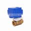 Wholesale Customized Good Quality Copper Sanitary Electric mini ball Valve