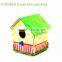 DIY educational wooden crafts bird house toys