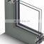 SHENGXIN Glass Sliding Door Aluminum Alloy Top Rail Extrusion Profile Anodizing Power Coated