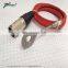 220v Enail Heater Flat Coil with red kevlar sleeve