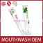 OEM Disposable 11ml Herbal Whitening Set Rose Mouth Wash