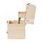 simple style 3 layers practical wood essential oil storage box with dividers