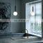 Nordic modern minimalist creativity Glass Iron plating color pendant light for decorate