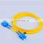 Duplex Single mode G657A or customized  Fiber Optic SC UPC Patch Cord