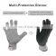 HY Hand Job Gloves with rough surface Latex guantes de ANSI A4 Anti Cut Latex Finished Fishing Glove