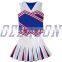 Digital sublimated printing custom kids cheerleading dresses/cheerleading uniform