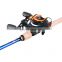Guangwei custom fishing rod 2.1m 2.4m carbon fiber salt water fishing rod reel kit