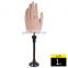 High Quality Flexible Bendable Silicone Nail Art Practice Model Hand Training Tool Reverse Mould by Real Hands with Joint Inside