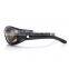 Hot sale shiny black frame eva foam high impact tear free cutting onion goggles                        
                                                Quality Choice