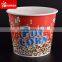 Chicken Popcorn Box Maker Kraft Paper Brown Disposable UV Coating Embossing Accept
