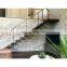 Best price custom design solid wood floating staircase