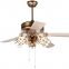 Living room or dining room modern ceiling fans with lights made in China