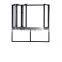 High quality aluminum glass windows folding window frosted glass
