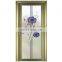 Factory price bathroom aluminum toughened glass door