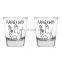 55ml bar borosilicate clear customized logo shot glass cup