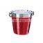 promotional champagne pineapple beer rustic durable large capacity elegant style metal galvanized ice bucket