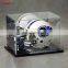Black Base Clear Acrylic Baseball Display Mirror Box  Acrylic Helmet Display Showcase