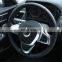 For BMW X1 F48 2016 2017 ABS Matte Chrome Steering Wheel Decoration Ring Trim Car Accessories Stickers Newest