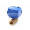2 way motorized valve Electric Actuator Electrically Ball Valve for water pipes for HVAC FCU