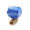 2 way motorized valve Electric Actuator Electrically Ball Valve for water pipes for HVAC FCU